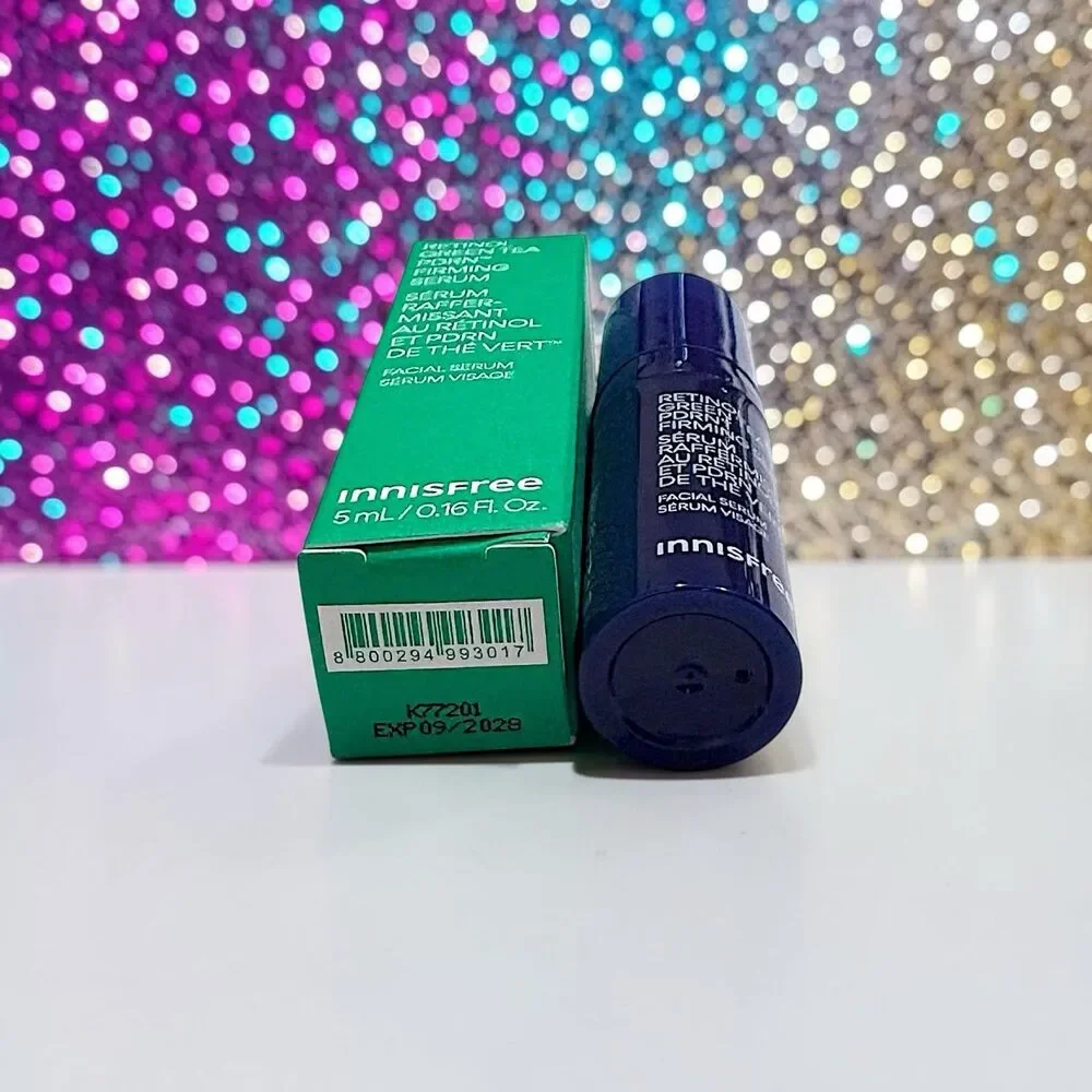 INNISFREE Retinol Green Tea PDRN Firming Serum Deluxe Mini 0.16 fl oz 5 ml NIB